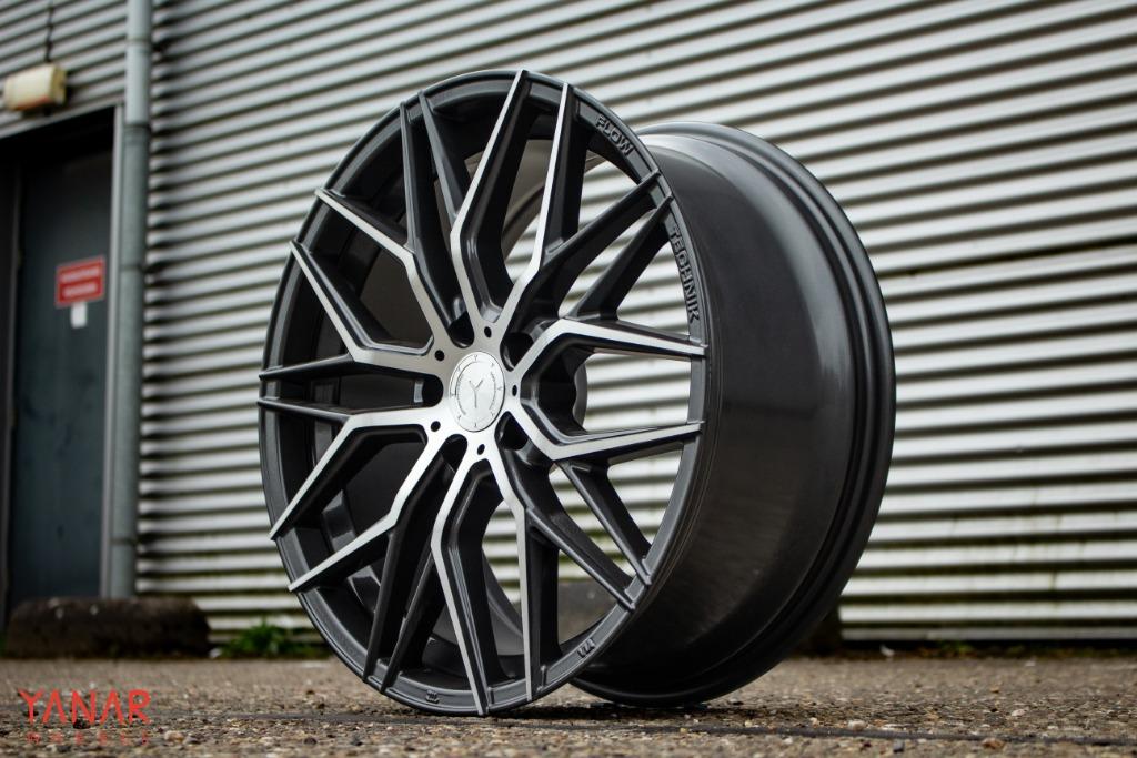 19 INCH YANAR WHEELS IST-34 VOOR AUDI | VW | SEAT BMW 5x112, Auto-onderdelen, Banden en Velgen, 19 inch, Velg(en), Nieuw, Ophalen of Verzenden