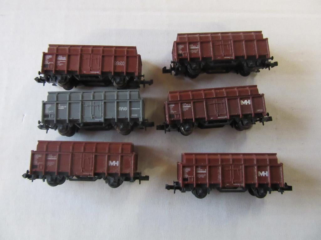 MINITRIX KOLEN WAGONS, Gelijkstroom, Trix, Wagon, Ophalen of Verzenden