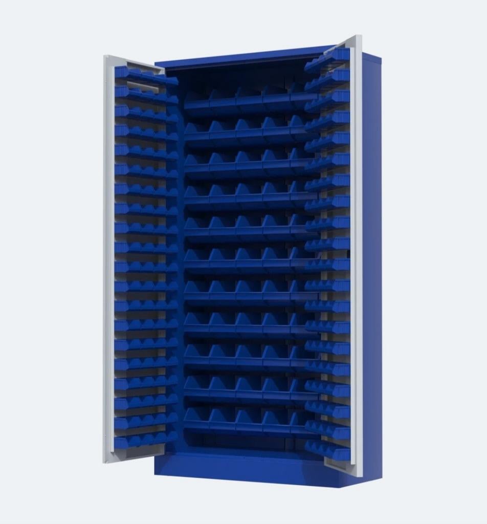 werkplaatskast bakkenkast / magazijnkast garagekast, Verzenden, Nieuw, 50 tot 100 cm, Met slot