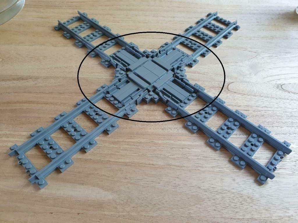 Lego RC trein🚋 rails kruising ect  >>>> Zie alle 10 foto's