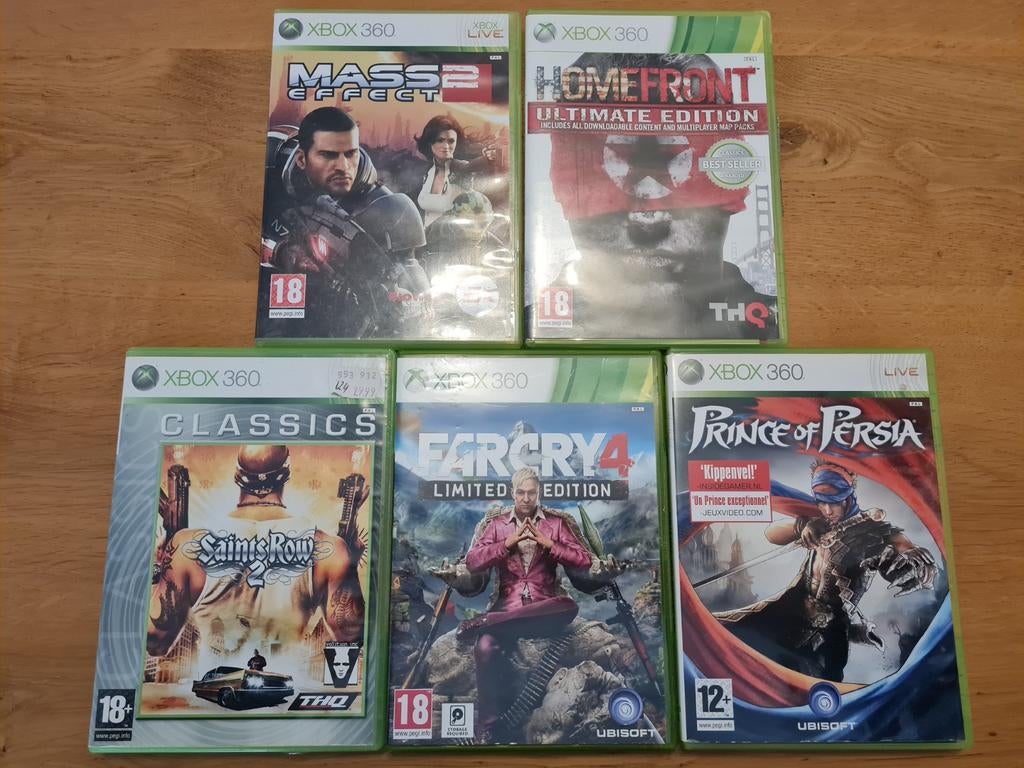 XBOX 360 diverse games, Spelcomputers en Games, Games | Xbox 360, Gebruikt, Avontuur en Actie, 1 speler, Vanaf 12 jaar, Eén computer