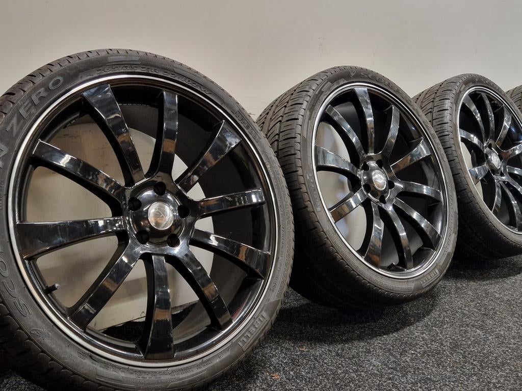 22 inch Volkswagen Transporter t5 t6 5x120 zomer zgan +7MM!, Volkswagen, 265 mm, Banden en Velgen, Overige maten