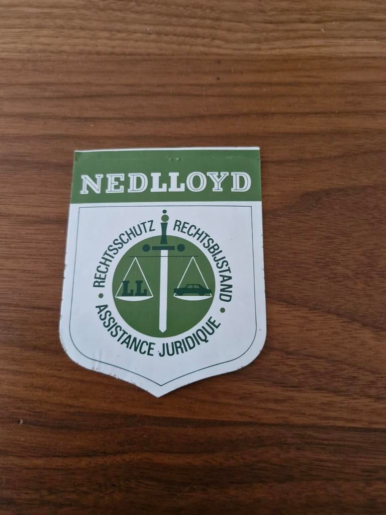 6013 Nedlloyd Rechtsschutz Sticker, Verzamelen, Ophalen of Verzenden