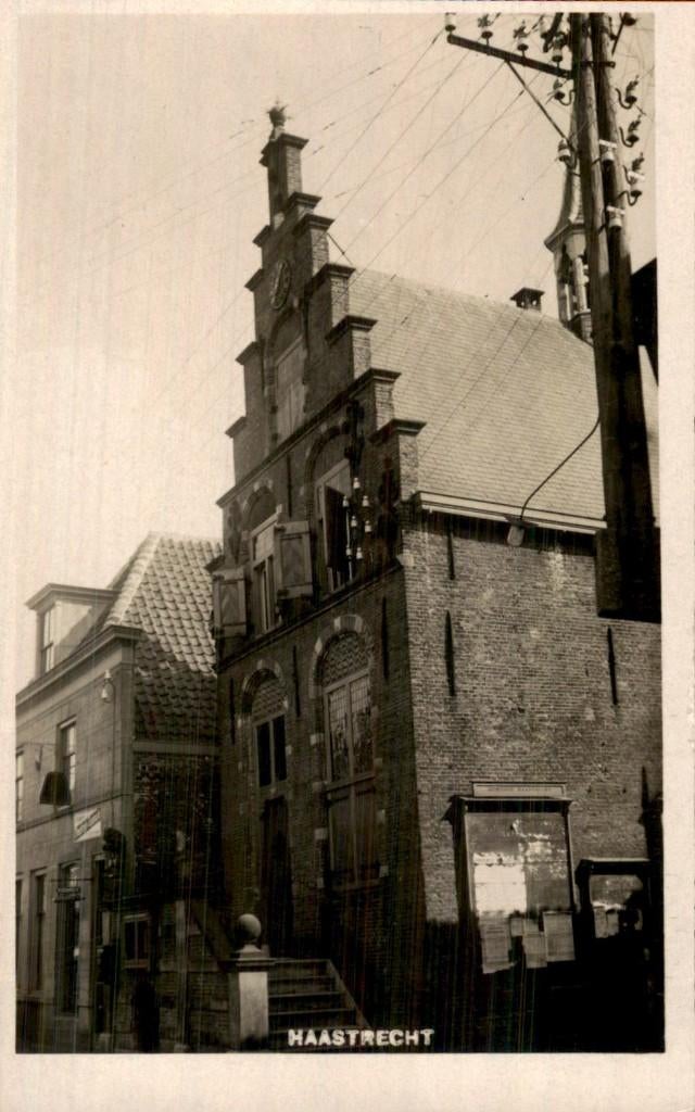 Haastrecht - Fotokaart - Bromografia, Verzamelen, Ansichtkaarten | Nederland, Ophalen of Verzenden, 1920 tot 1940, Gelopen, Zuid-Holland