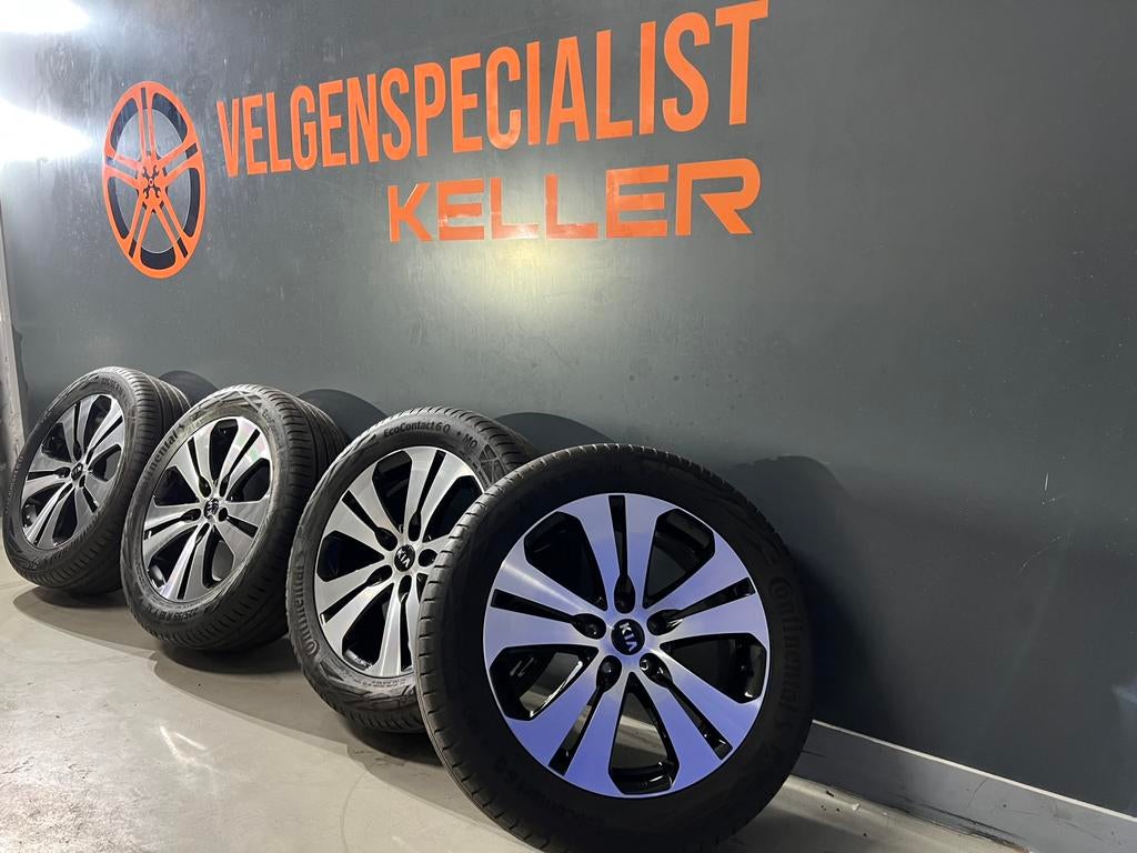 Kia Sportage 18 inch velgen orig 5x114.3 continental Demo, 18 inch, Banden en Velgen, Nieuw, Ophalen of Verzenden