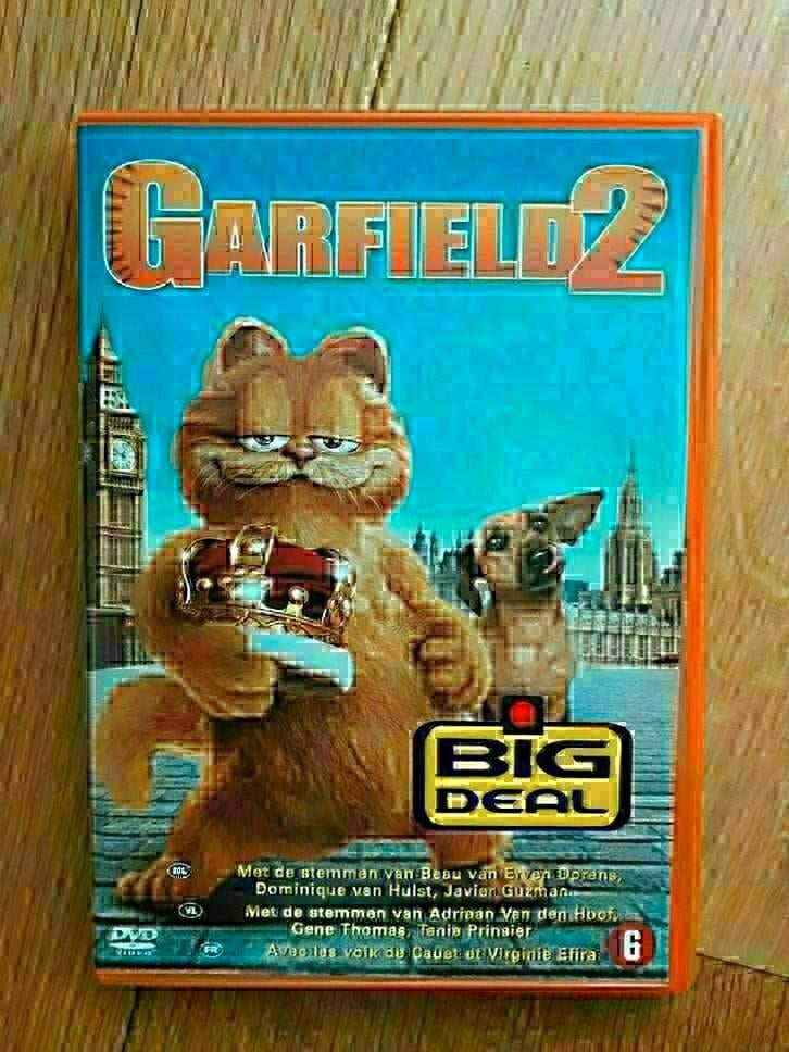 Dvd Garfield deel 2, in nieuwstaat, Europees, Tekenfilm, Ophalen of Verzenden, Zo goed als nieuw