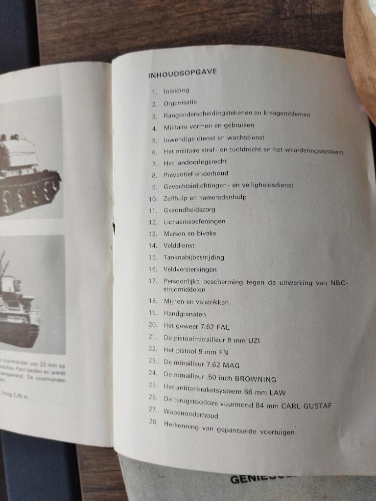 Handboek voor de soldaat, Niet van toepassing, Landmacht, Ophalen, Onbekend