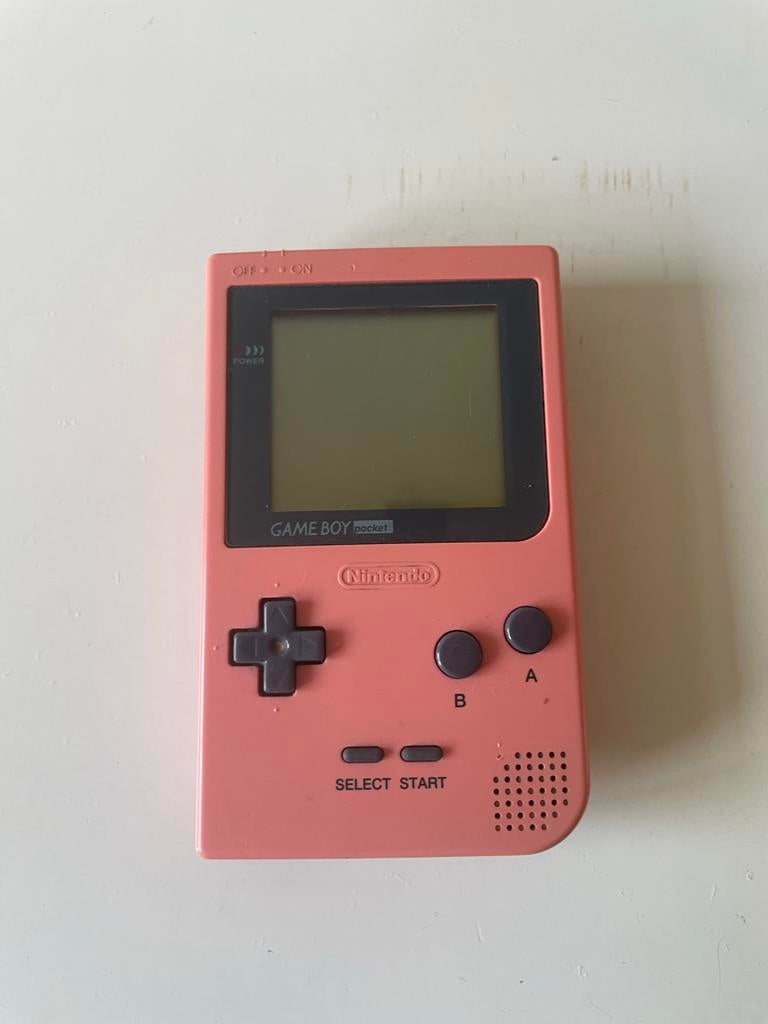 Gameboy Pocket Coral Pink - Origineel & Werkend, Spelcomputers en Games, Verzenden, Gebruikt, Game Boy Pocket, Met games