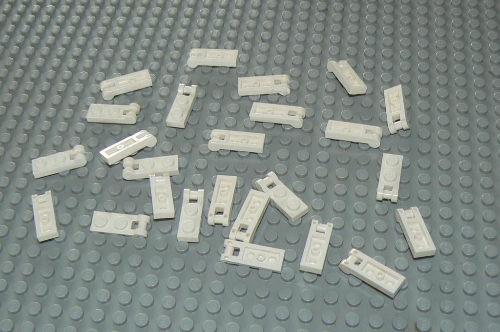 L430 Stenen 1x2 met bar wit 25 st., Ophalen of Verzenden, Nieuw, Losse stenen, Lego