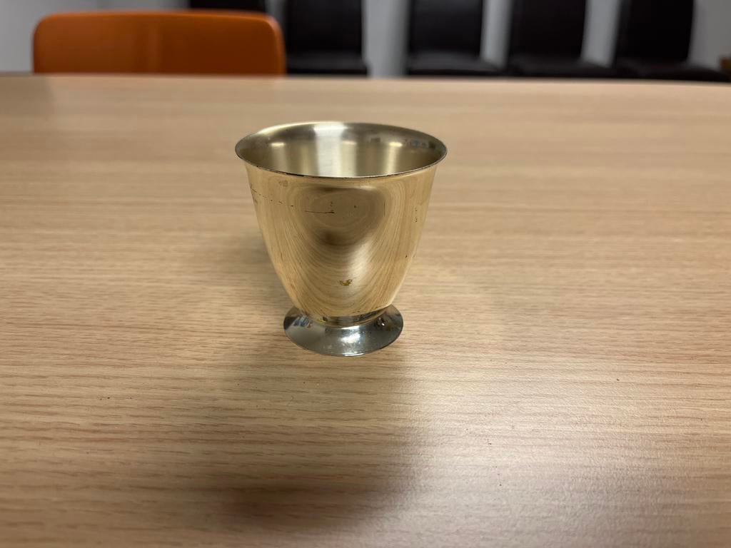 Klein verzilverd potje - Schonenberg Utrecht, Ophalen of Verzenden