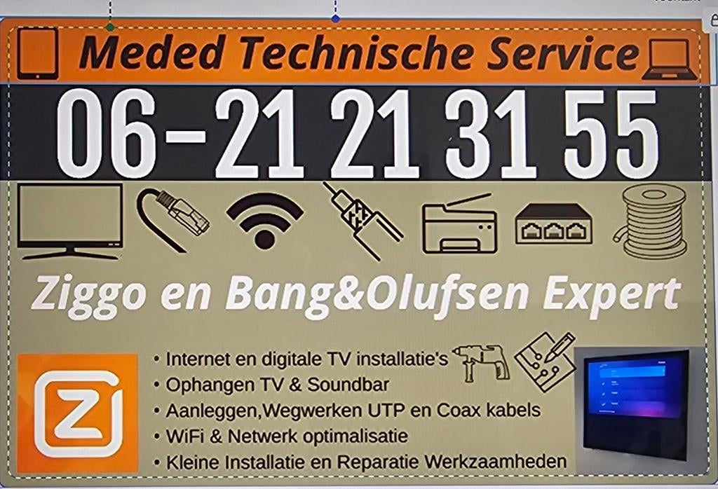 Expert Ziggo/B&O/Computers/Wifi/Netwerk, Ook voor bedrijven, Computerreparatie en Onderhoud