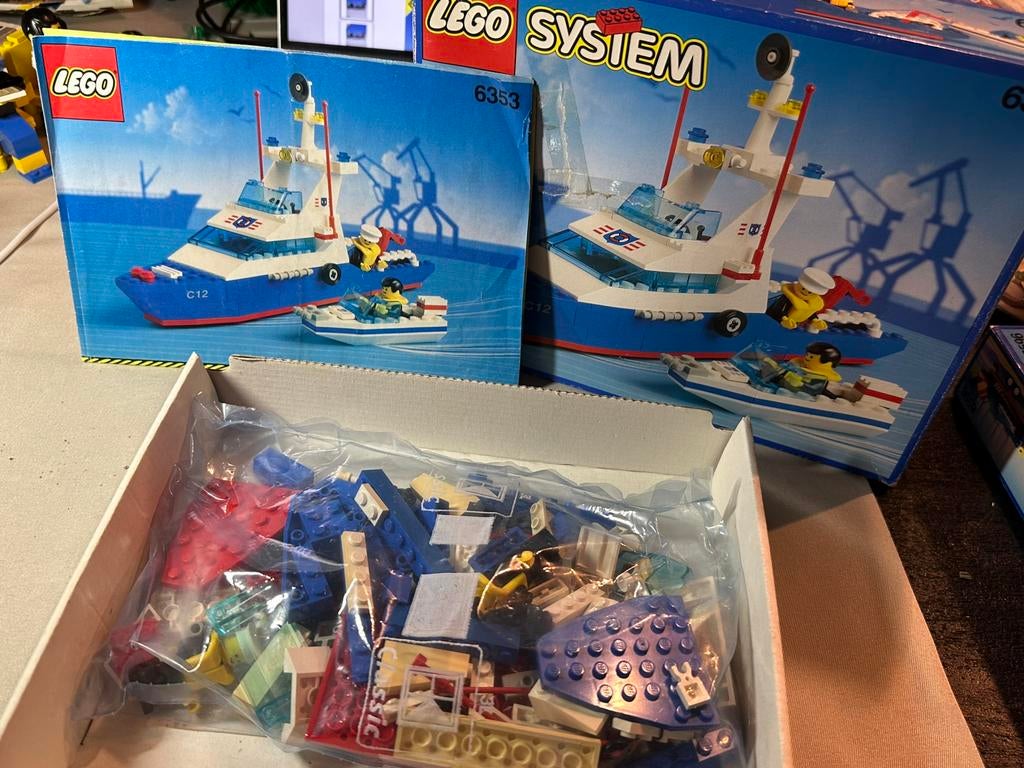 Lego system 6353 Coastal Cutter met doos en Boekje, Ophalen of Verzenden, Zo goed als nieuw