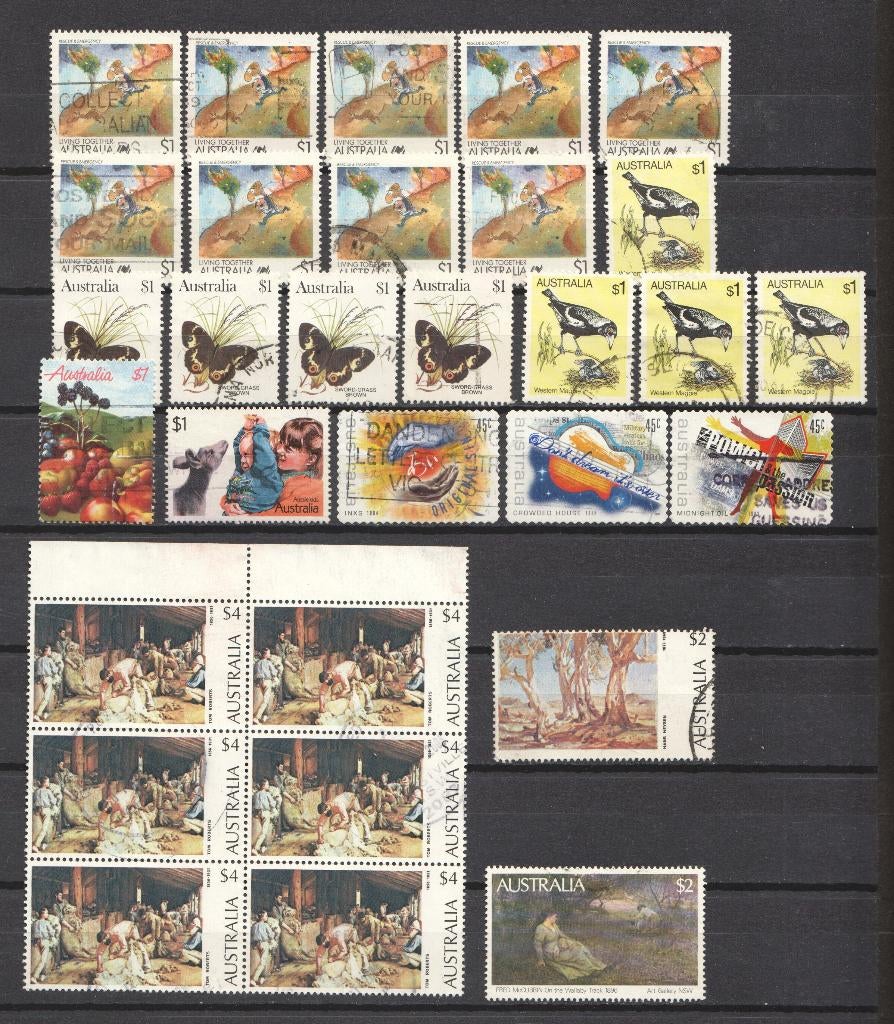 Australie, Postzegels en Munten, Postzegels | Volle albums en Verzamelingen, Verzenden, Buitenland