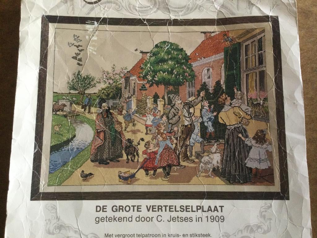Borduurpatroon Cornelis Jetses, Ophalen of Verzenden, Zo goed als nieuw, Handborduren, Patroon