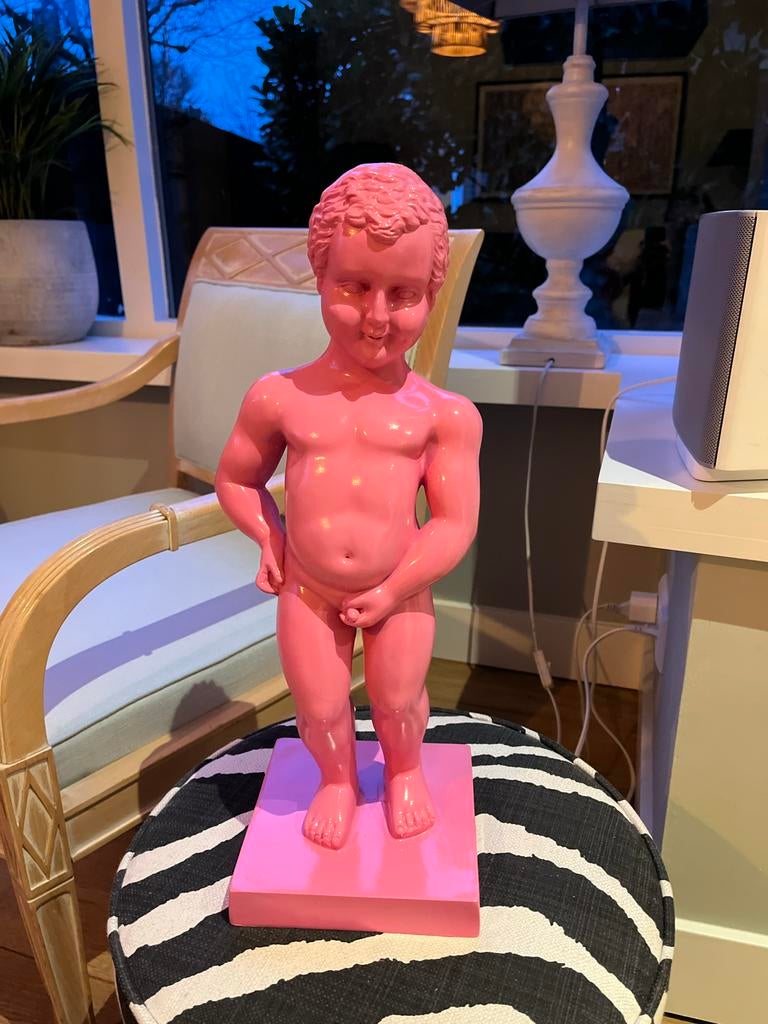 Manneken Pis Beeld van Polyserin, Antiek en Kunst, Kunst | Beelden en Houtsnijwerken, Ophalen of Verzenden