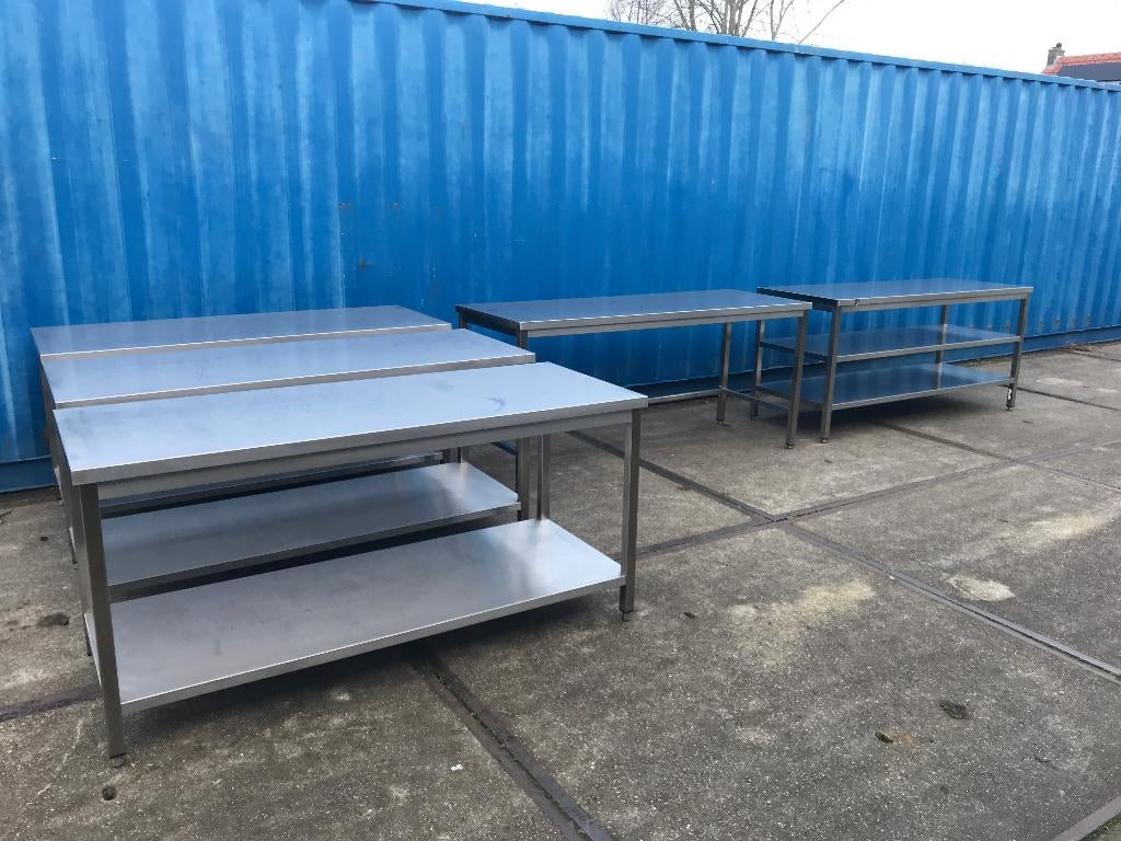 Diverse RVS werktafels op voorraad, Ophalen