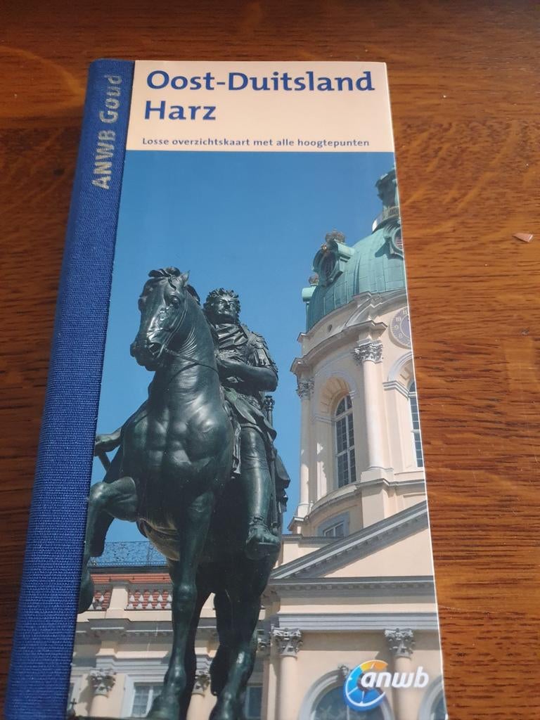 ANWB Goud reisgids Oost-Duitsland Harz  met losse kaart!!!, ANWB Gouda, 2000 tot heden, Ophalen of Verzenden, Duitsland