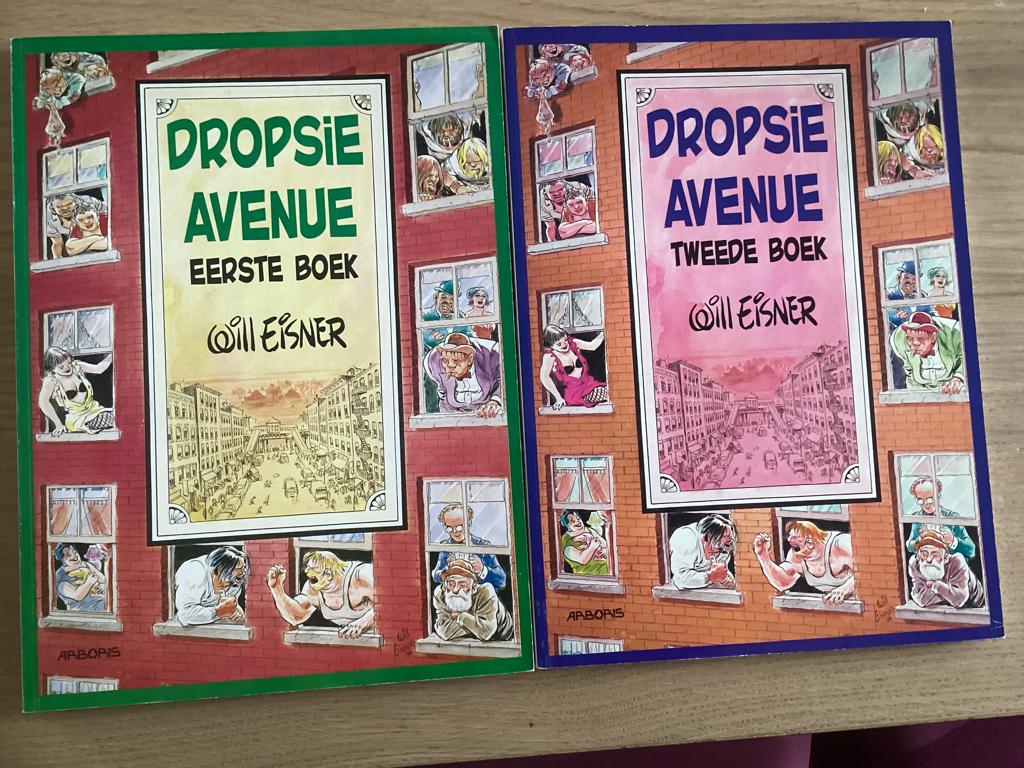 Will Eisner Dropsie avenue Eerste boek + Tweede boek, Complete serie of reeks, Ophalen of Verzenden, Zo goed als nieuw