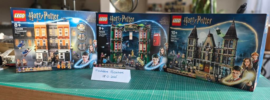 Lego "straat" set: Harry Potter 76403, 76408 en 76453, Ophalen of Verzenden, Zo goed als nieuw