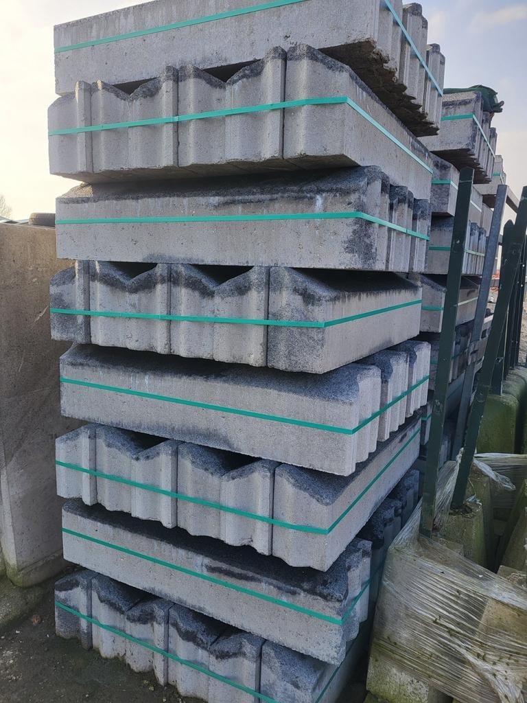 Straatbanden, betonbanden , betonnen geleide banden, 100 tot 200 cm, Overige typen, Nieuw, Ophalen of Verzenden