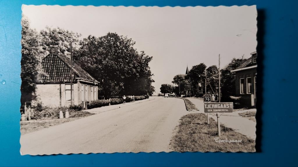 Tjerkgaast 1960, Ophalen of Verzenden, 1940 tot 1960, Gelopen, Friesland