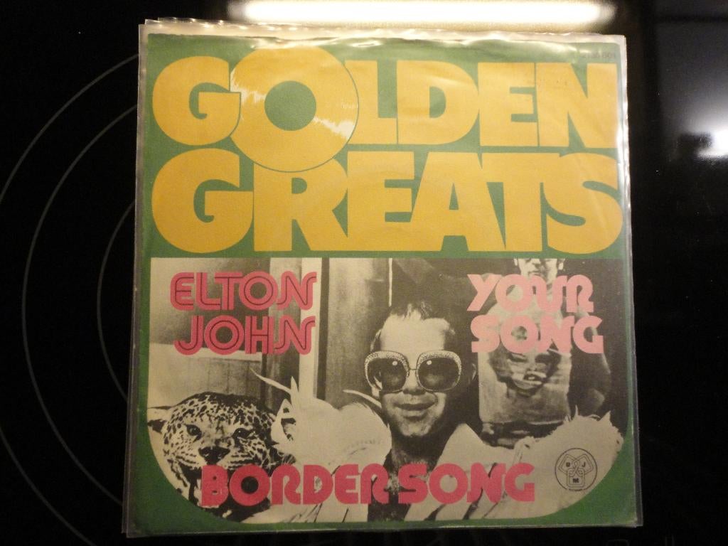 Elton John - Your song/Border song Germany Re-Issue 1976 FH, Cd's en Dvd's, Vinyl Singles, Gebruikt, 7 inch, Single, Ophalen of Verzenden