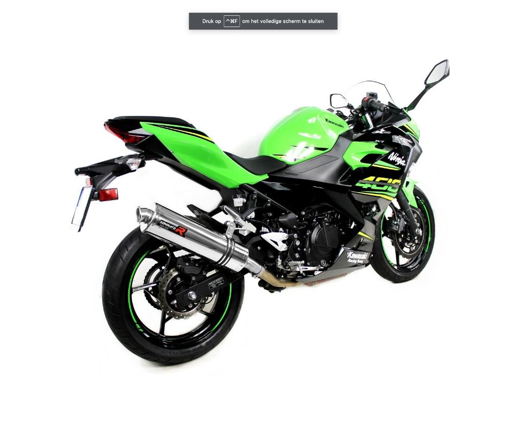 [DOMINATOR UITLAAT] KAWASAKI NINJA 400 / Z400 2018-2023, Motoren, Verzenden, AMSTERDAM, Nieuw, DOMINATOR