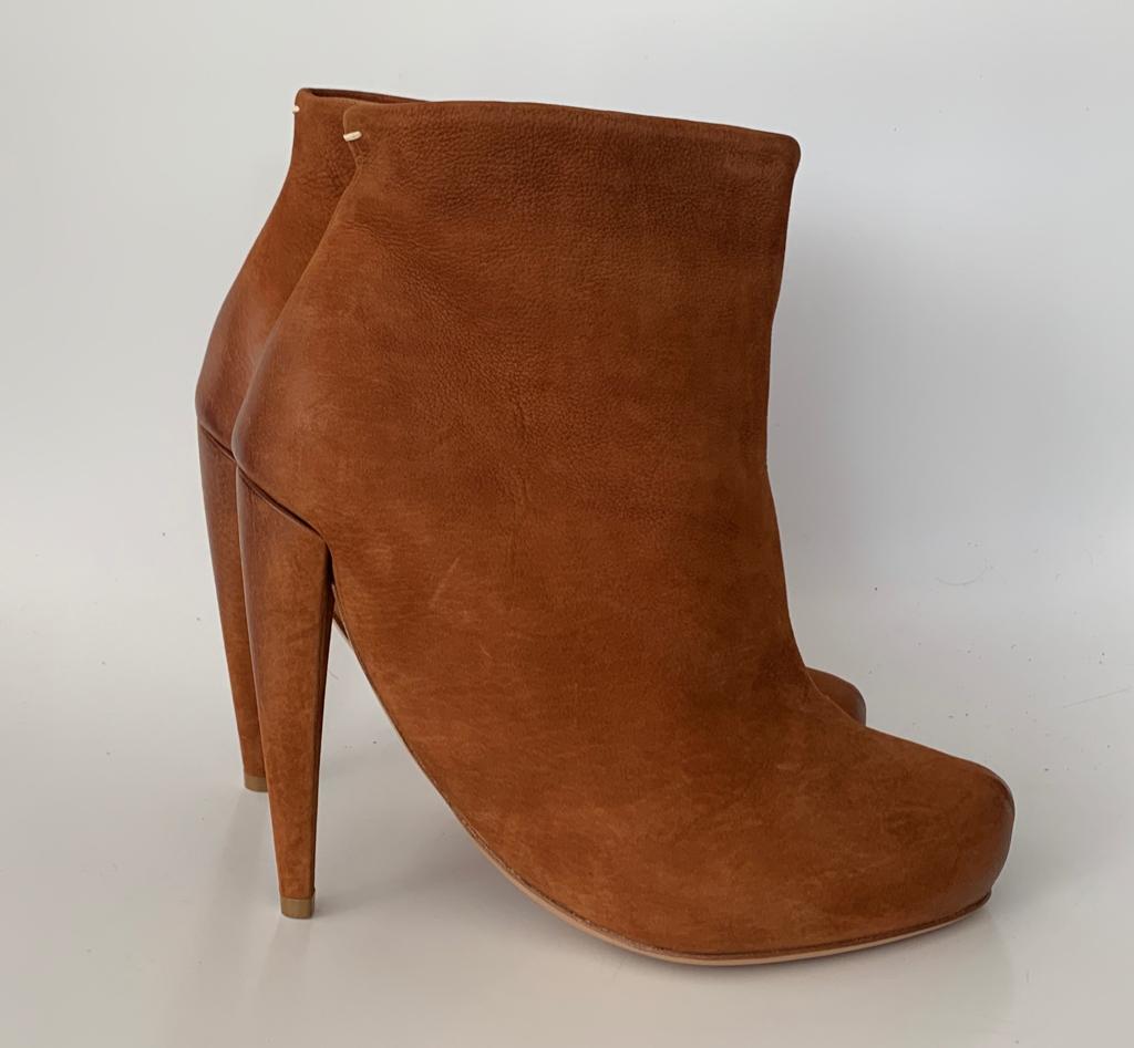Maison martin margiela laarsjes maat 38 nieuw. Zonder doos., Bruin, Lage of Enkellaarzen, Nieuw, Ophalen of Verzenden