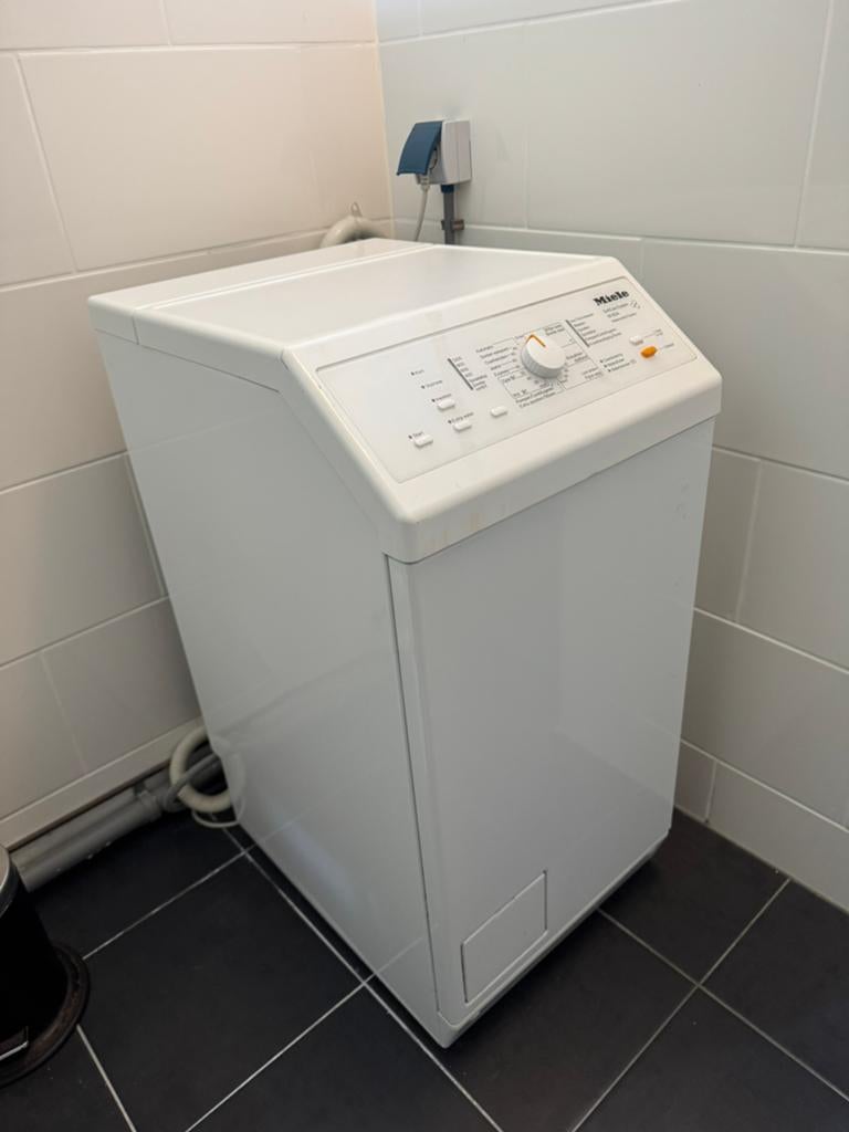 Miele bovenlader wasmachine, Ophalen, 1200 tot 1600 toeren, Gebruikt, 4 tot 6 kg