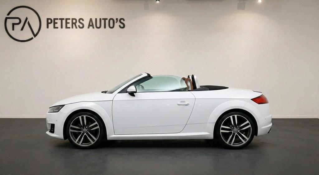 Audi TT Roadster 2.0 TFSI Pro Line + B&O/Led/Leder/Virtual/S, Gebruikt, Euro 6, 4 cilinders, Wit