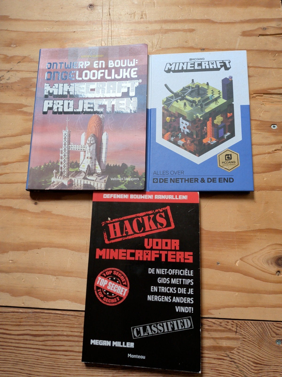 3 minecraft boeken, Ophalen of Verzenden, Gelezen, Megan Miller, Non-fictie