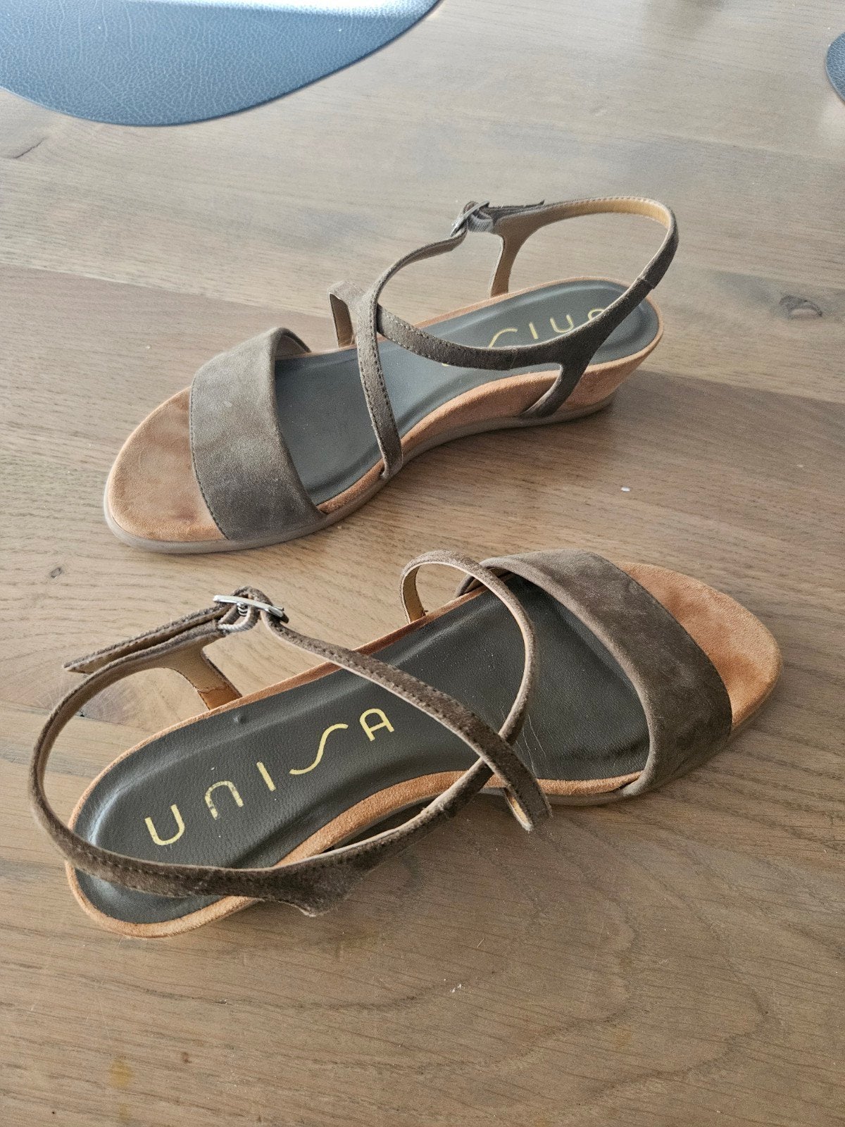 Unisa sandalen maat 38 - Zo goed als nieuw, Bruin, Zo goed als nieuw, Unisa, Sandalen of Muiltjes
