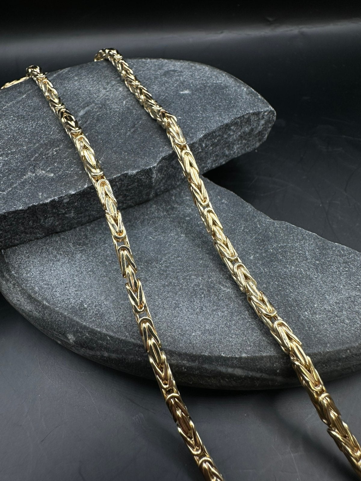 14k gouden koningsketting, Sieraden, Tassen en Uiterlijk, Ophalen of Verzenden, Nieuw, Goud