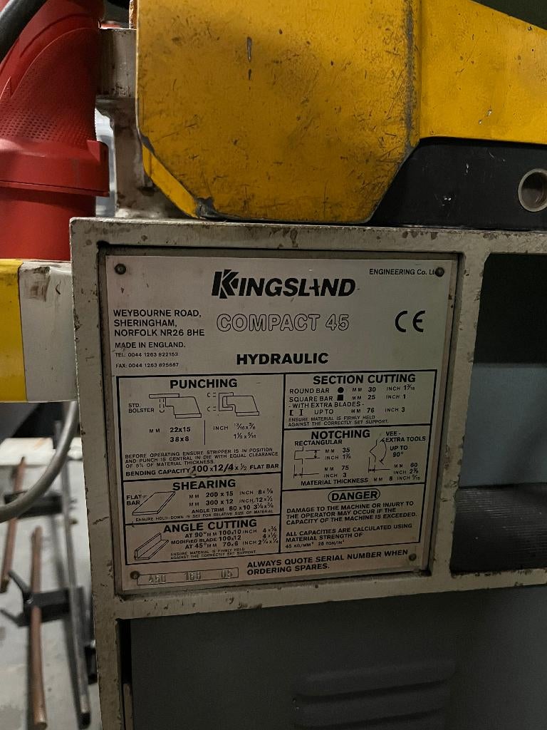 pons knipmachine van Kingsland, Zakelijke goederen, Ophalen, Kingsland, Nb, Nb