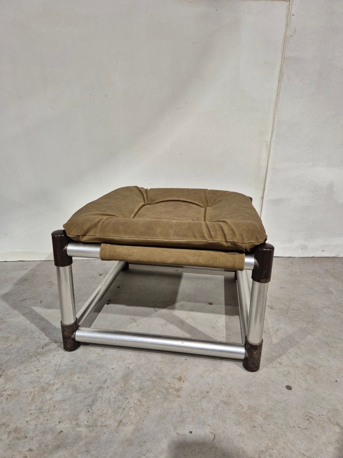 Magnatex tetra inc. Usa voetenbank vintage safari stijl., Ophalen, Onbekend, Onbekend, Rechthoekig