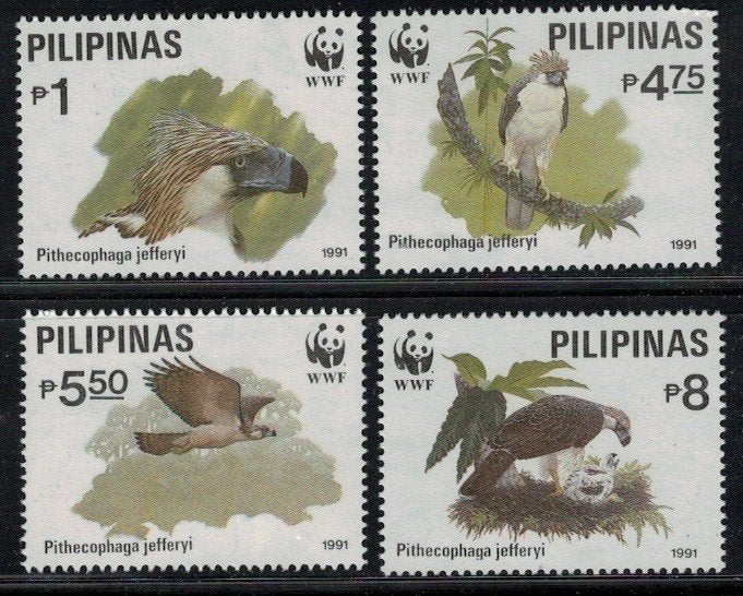 S41 Filipijnen 238/42 postfris Vogels / WWF, Verzenden, Postfris, Dier of Natuur
