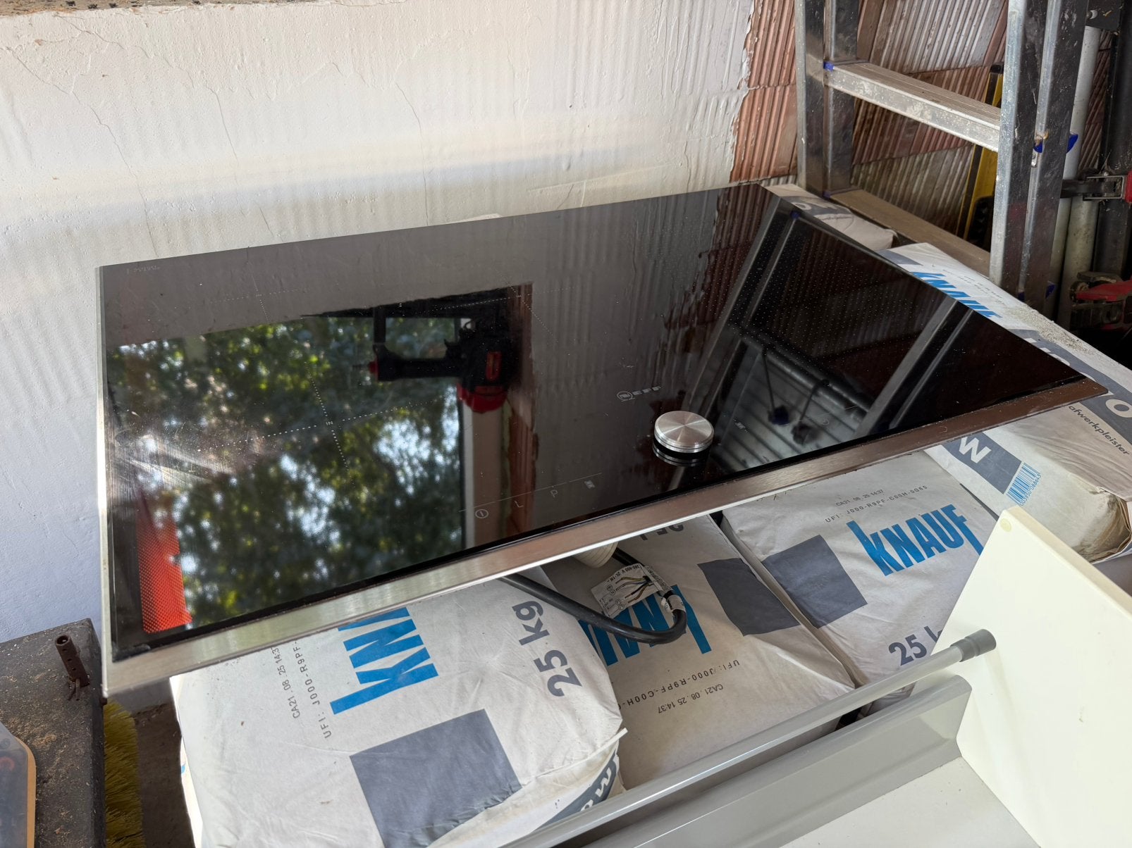 Neff Inductieplaat 7200W met Perilex stekker (Ikea), Ophalen, Gebruikt, Inbouw, Inductie