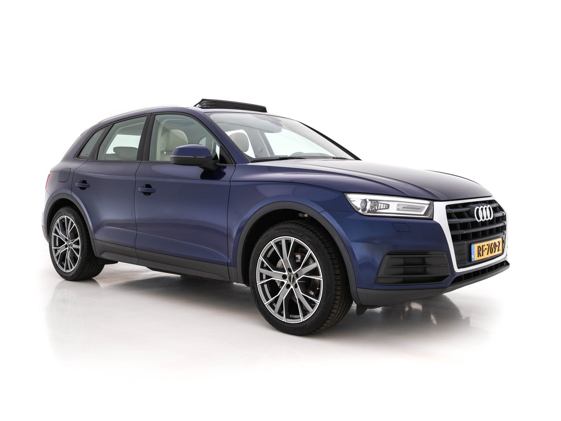 Audi Q5 2.0 TDI Pro Line *PANO | XENON | LEATHER | NAVI-FULL, Auto's, Voorwielaandrijving, Gebruikt, 4 cilinders, Blauw