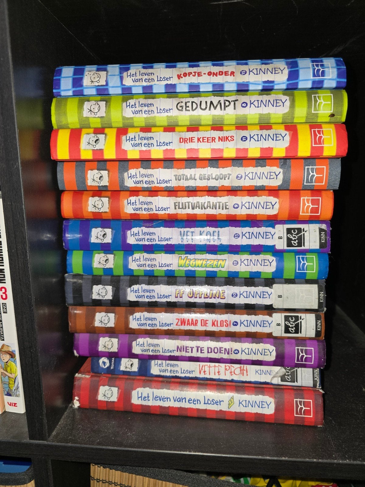 Het leven van een Loser - Complete serie (12 boeken), Ophalen of Verzenden, Gelezen, Jeff Kinney, Fictie algemeen
