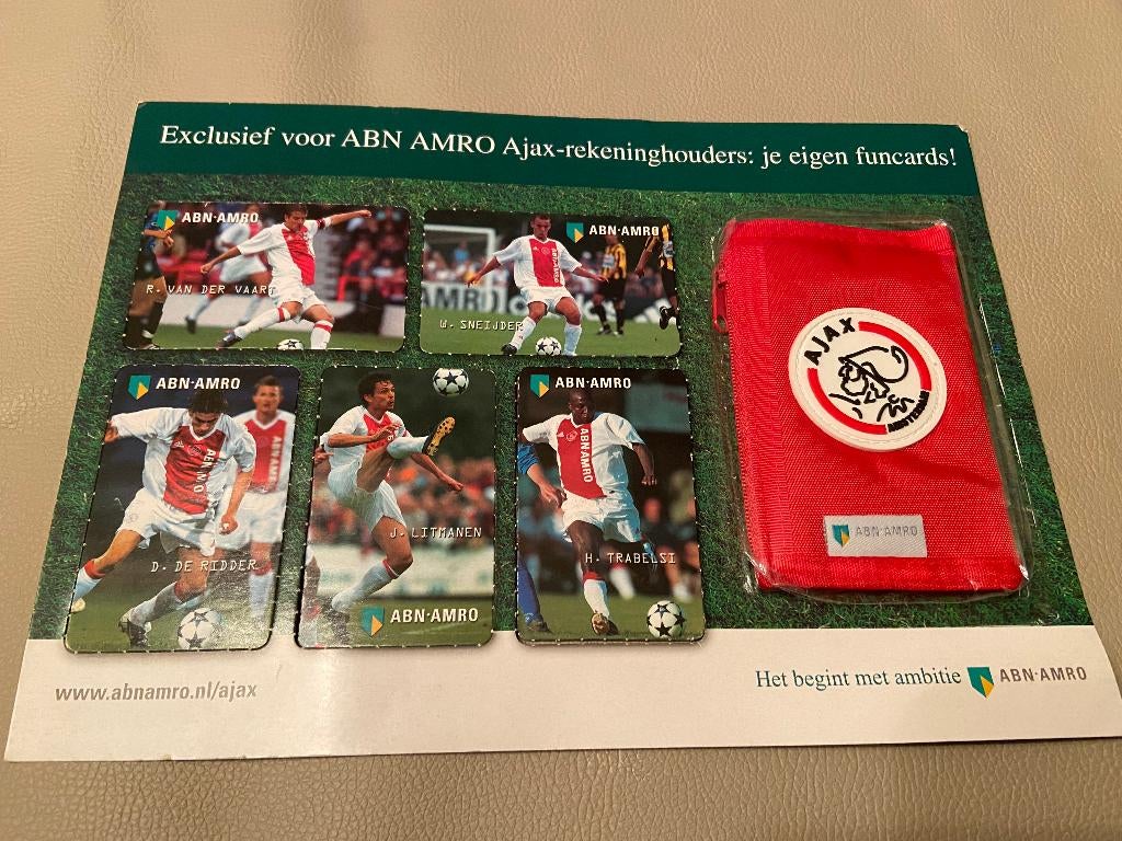 Ajax portemonnee Nieuw en handtekeningen, Ophalen of Verzenden, Nieuw, Ajax