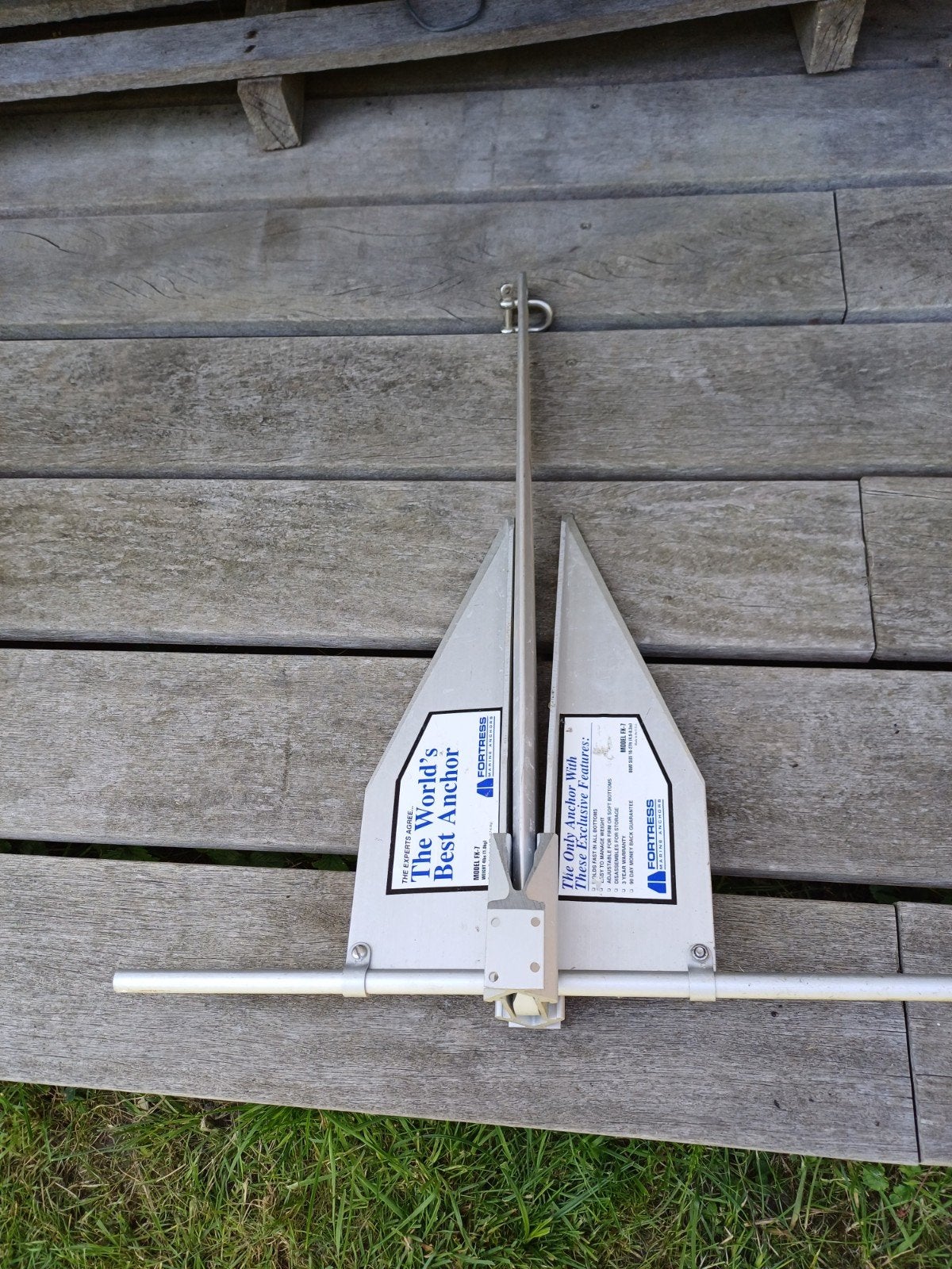 Aluminium lichtgewicht Fortress anker model FX-7, Ophalen of Verzenden, Zo goed als nieuw, Ankeren en Afmeren, Zeilboot of Motorboot