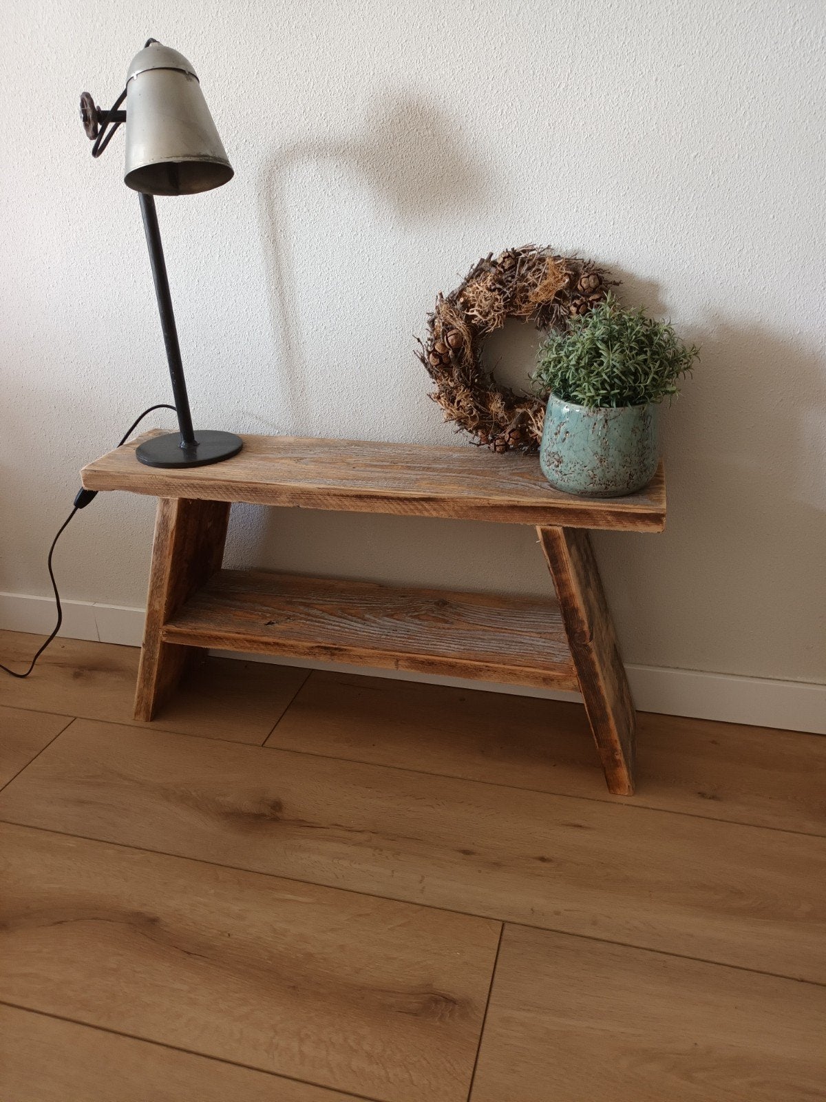 Houten bankje, Ophalen, Nieuw, 25 tot 50 cm, Rechthoekig