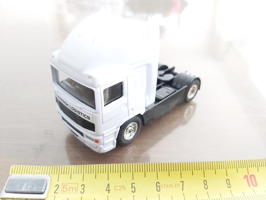 Corgi Daf truck Maersk Logistics Code 3, Hobby en Vrije tijd, Modelauto's | 1:50, Gebruikt, Bus of Vrachtwagen, Corgi, Ophalen of Verzenden
