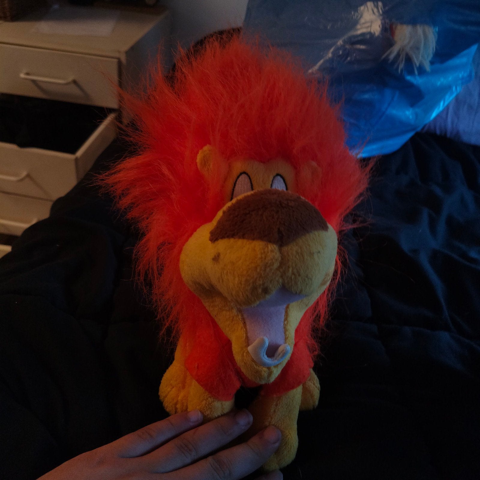 Leuke Oranje Leeuw Voetbal Knuffel, Oranje, Gebruikt, Ophalen of Verzenden, Leeuw