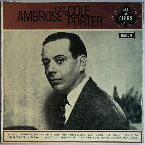 Ambrose & His Orchestra  Tribute To Cole Porter  lp, LP, Gebruikt, Ophalen of Verzenden, 12 inch