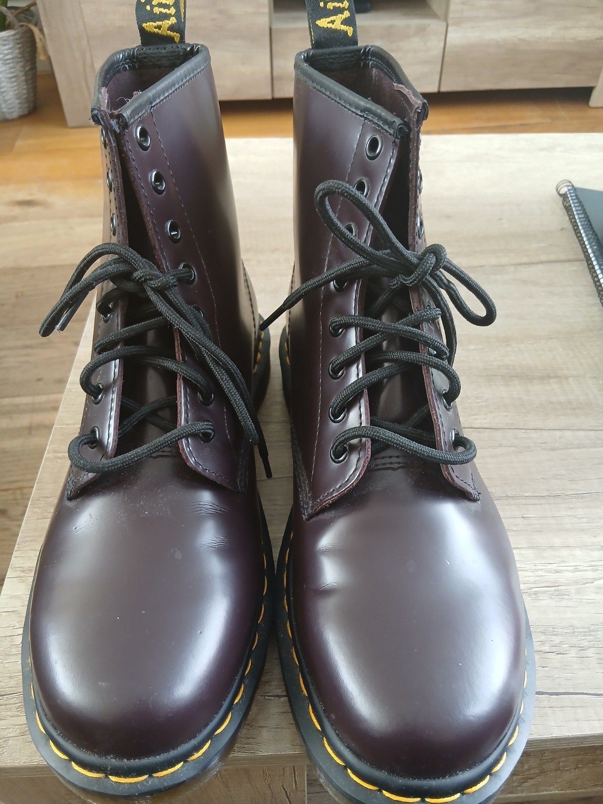 Dr. Martens 1460 Cherry Red Laarzen - Maat 44, Kleding | Dames, Schoenen, Lage of Enkellaarzen, Ophalen of Verzenden, Rood, Dr. Martens