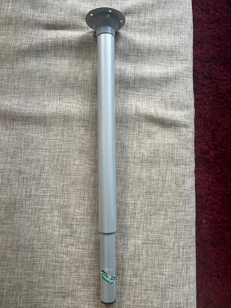 Ikea Olov Tafelpoot zilver, Huis en Inrichting, Tafelonderdelen, Ophalen, Tafelpoot, Gebruikt, 50 tot 100 cm