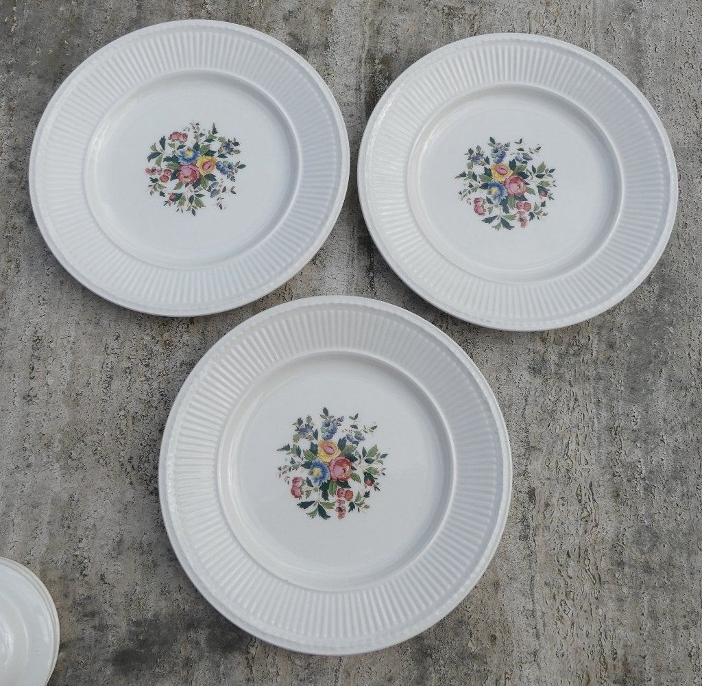 Wedgwood Conway Ontbijt Borden Schaal Asbakken Theezakjes, Huis en Inrichting, Klassiek, Nieuw, Ophalen of Verzenden, Bord(en)