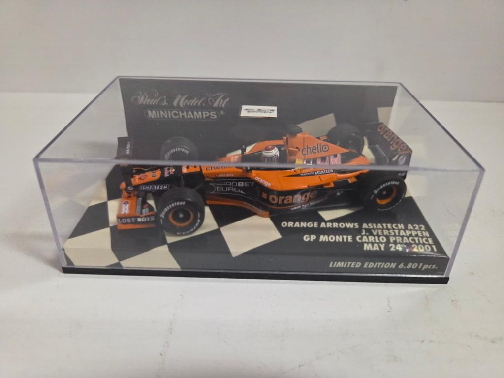 Minichamps Orange Arrows Practice Monte Carlo Jos Verstappen, Ophalen of Verzenden, Nieuw, Formule 1
