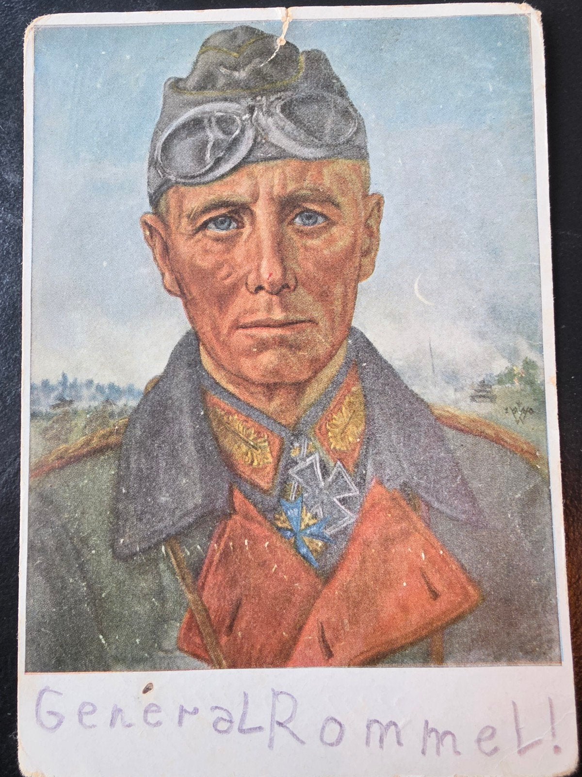 Oude ansichtkaart Generaal Rommel (1945), Verzamelen, Verzenden, Nederland, Foto of Poster